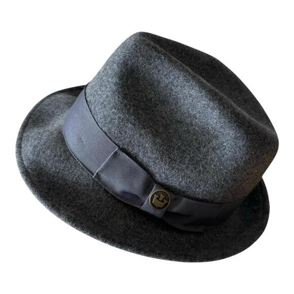 Goorin Bros Gray Wool Fedora Style Hat Size M - Picture 1 of 7